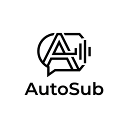 AutoSub — AI Animated Video Captions logo
