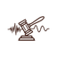 CourtAudio Cleaner — Courtroom Audio Denoising & Acoustic Forensics logo